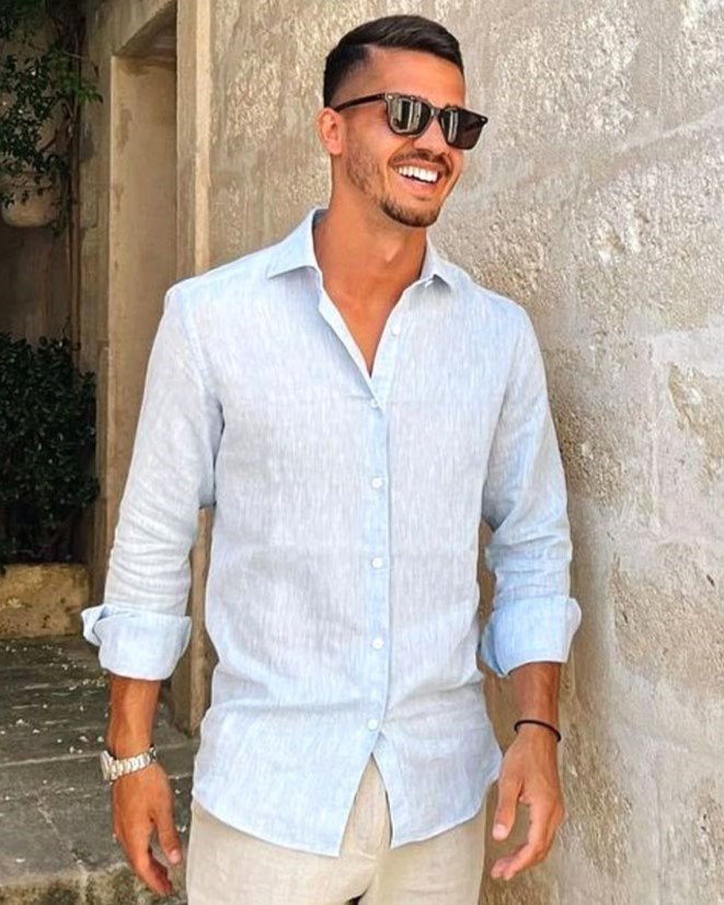 Professional in black t-shirt