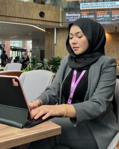 Professional in casual business attire